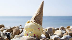 Holiday mishaps dropped ice cream